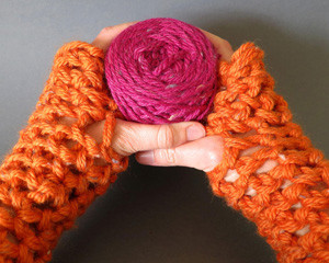 Cave mitts – Crochet pattern